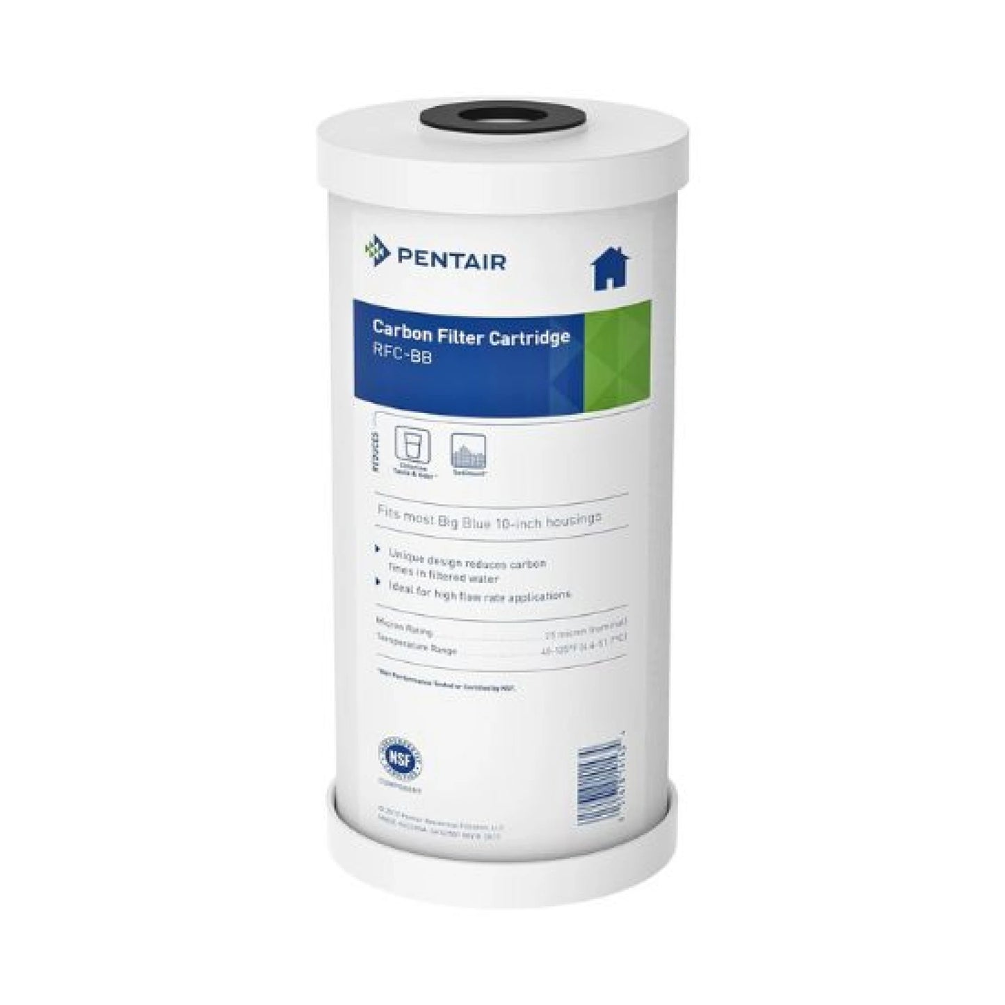Pentek RFC-BB Radial Flow Carbon Filter - 10" Jumbo 4.5", High Flow GAC NZ
