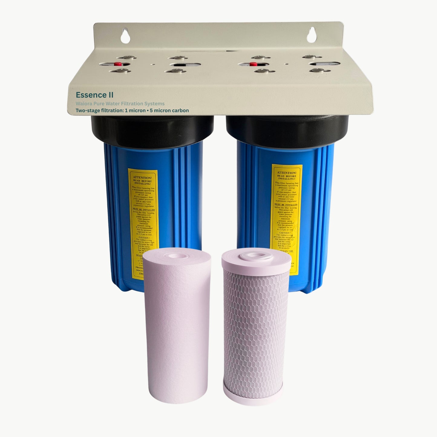 Waiora Essence II Whole House Mains Filter - Chlorine & Taste Removal - 10 Inch Jumbo