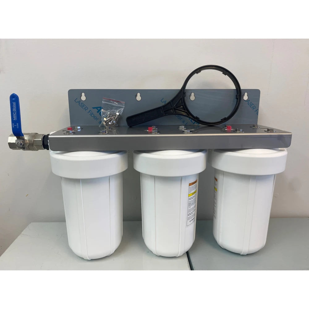 Pentair 10" Jumbo Triple Whole House Water Filter System