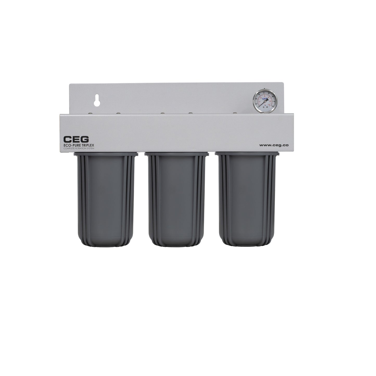 Eco-Pure 10" Jumbo Triplex Kit – Mains/Rain (PL 20 Micron / CB 5 Micron / PS 1 Micron) (Small/Medium Home) (Copy)