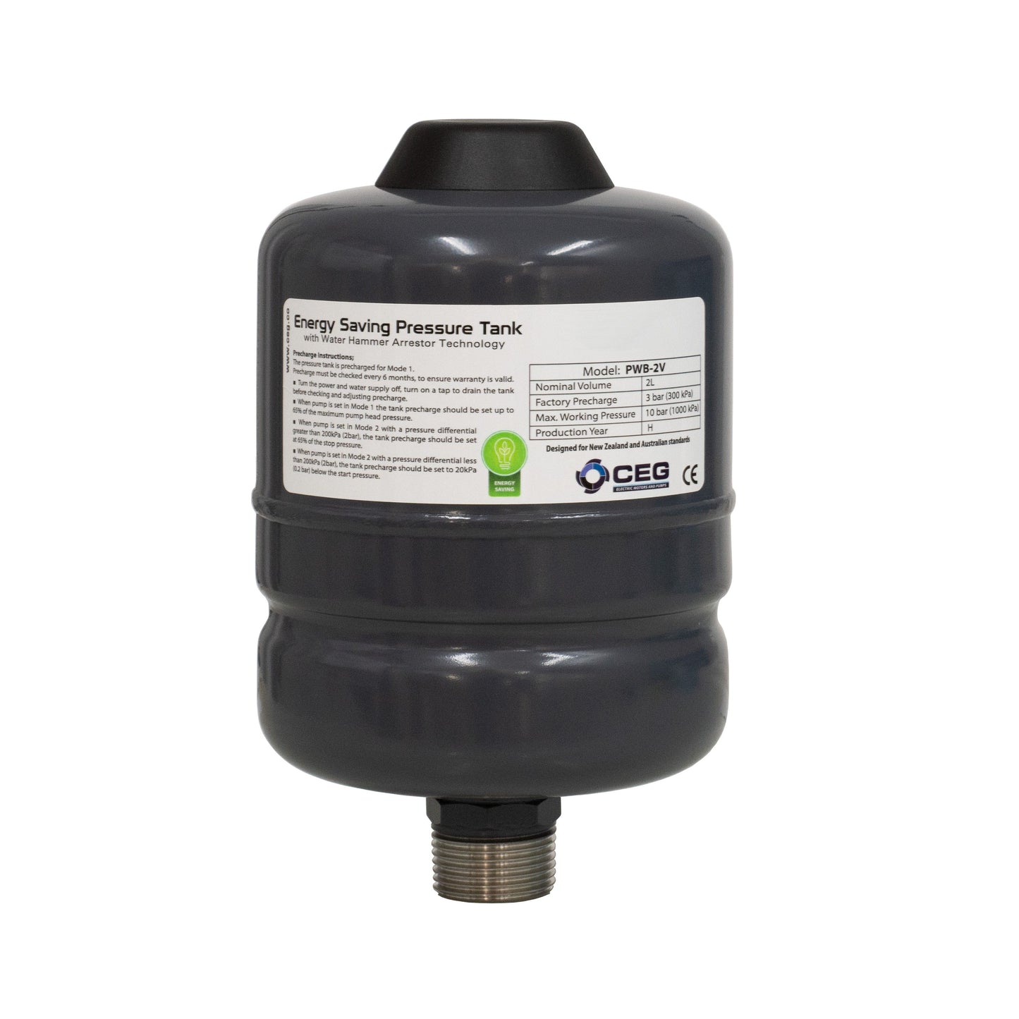 Subtron 1500 – 1.1kW Submersible Pressure Pump with 2L Tank