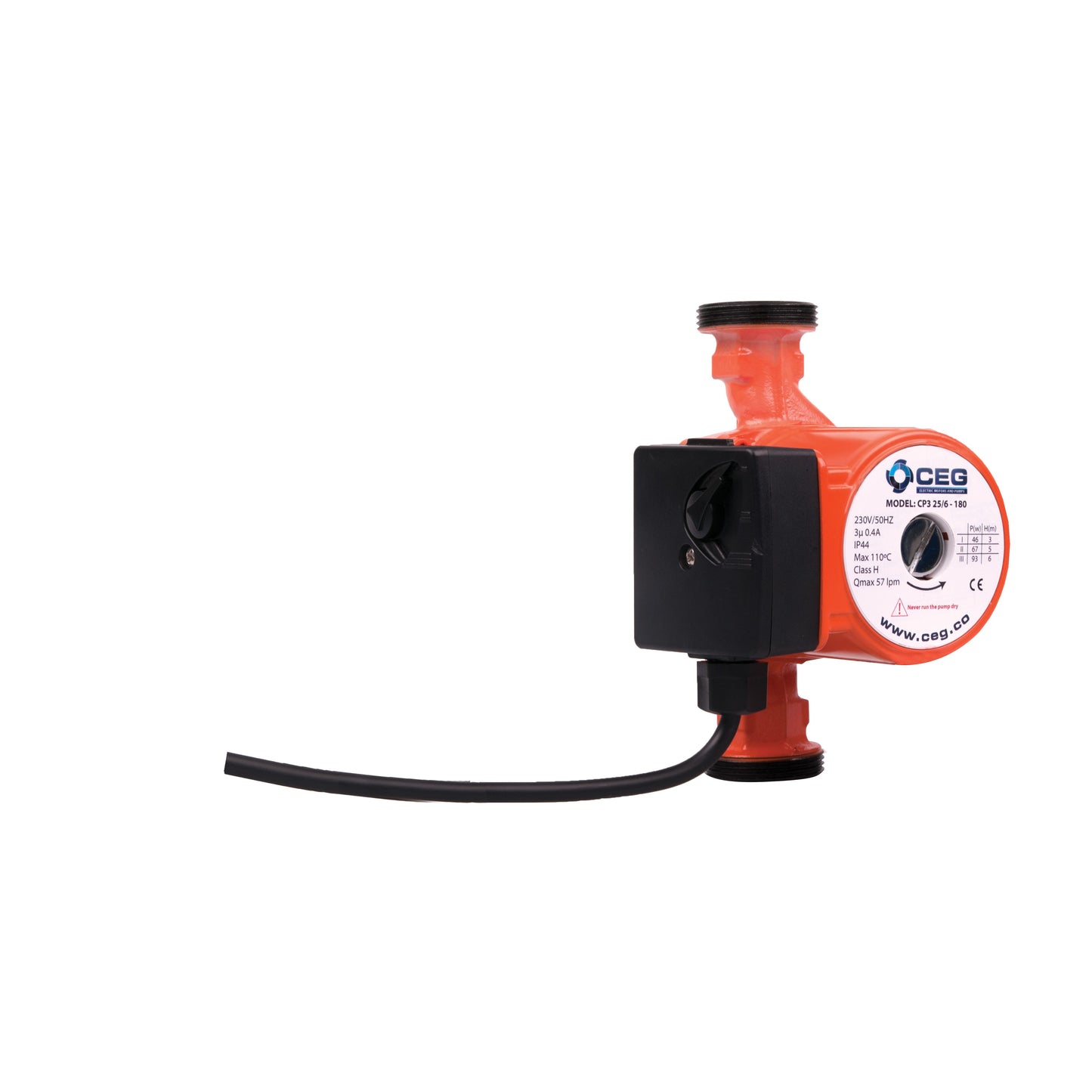 CP3 Cast Circulating Pumps – 3-Speed Hot Water Circulators