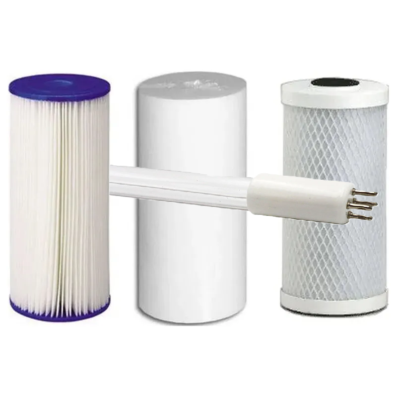 Filtration Station — Puretec G12 & R10 Compatible Replacement Kit (Cartridges + RL6 UV Lamp)