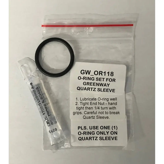 Replacement O-Ring Set for Greenway Quartz Sleeves