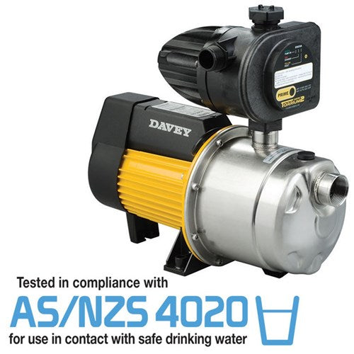 Davey HS Series with Torrium2 Household Pressure Pumps, HS50-06T HS60-08T