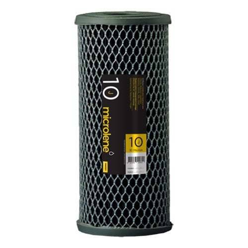 Davey Microlene 10" Jumbo Pleated Carbon Impregnated Filter Cartridge - Sediment & Chlorine Reduction, Fits 10" Jumbo Housings NZ