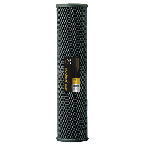 Davey Microlene 20" Jumbo Pleated Carbon Impregnated Filter Cartridge - Sediment & Chlorine Reduction, Fits 20" Jumbo Housings NZ
