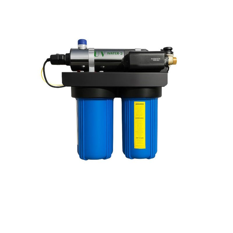 Waiora PURE II UV Water Filtration System – Compact Two-Stage + 33W UV with Flow Sensor