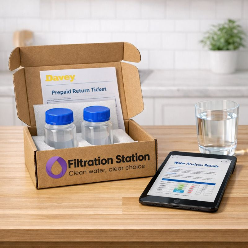 Davey Water Testing Service - Mail-In Lab Kit - Chemical & Biological Options