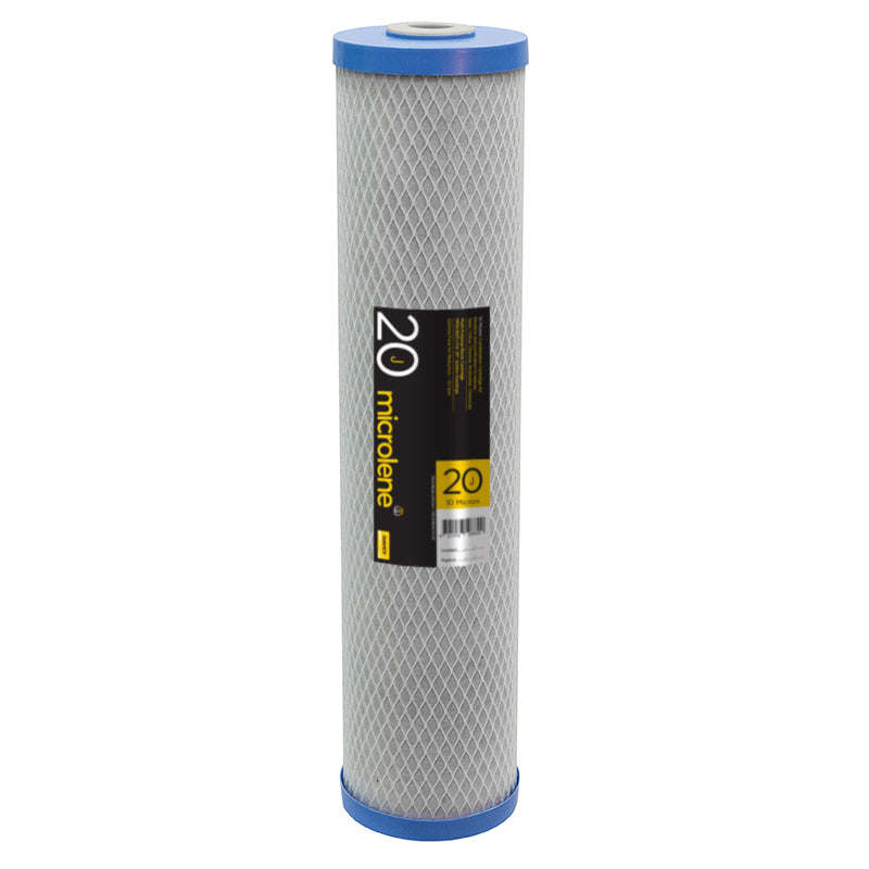 Davey Microlene 20" Jumbo Carbon Block Filter Cartridges – 5 Micron – WaterMark & AS/NZS 4020 Certified