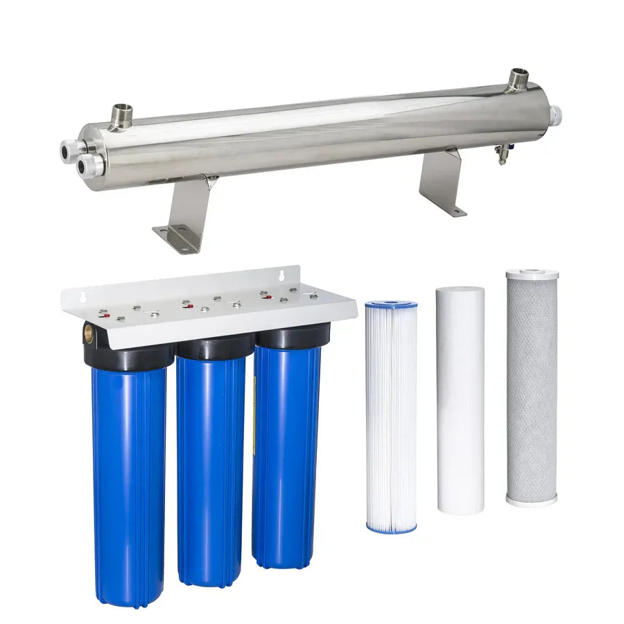 Trevoli Whole House UV Filtration System - Option 6, Rainwater & Tank Water, 110W 20" NZ