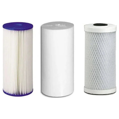Three Stage 10" Jumbo Replacement Filter Kit