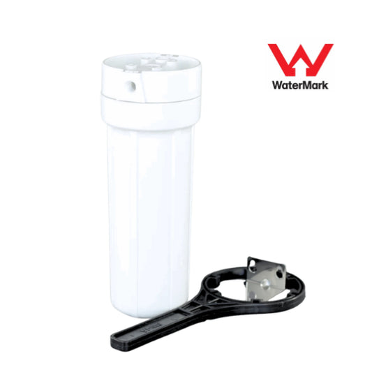 10" Slim Line Water Filter Housing - Complete with Bracket & Spanner