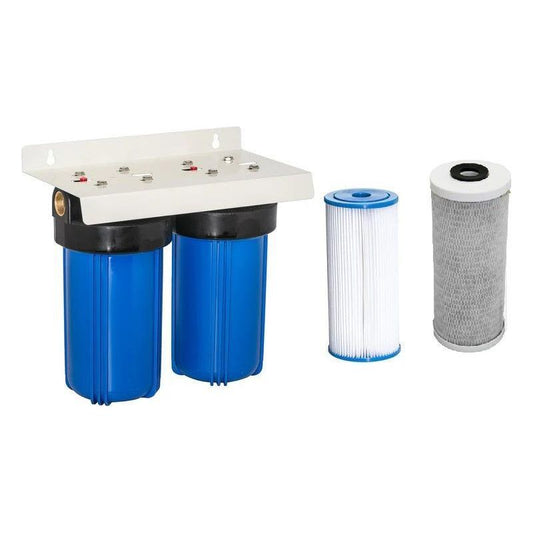 10” Twin Whole House Chlorine Reduction Filter System (Small/Medium Home)