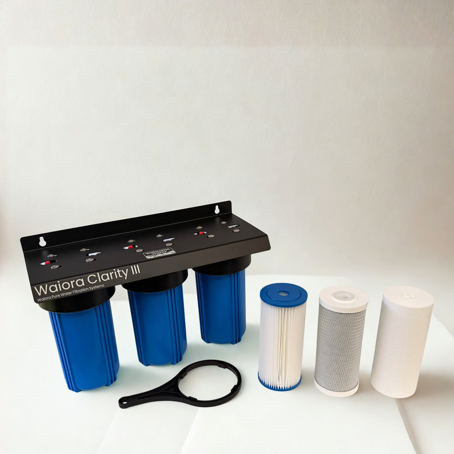 Waiora Clarity III Whole House Rainwater Filter - 3 Stage, 10 Inch Jumbo, Sediment & Taste Removal NZ