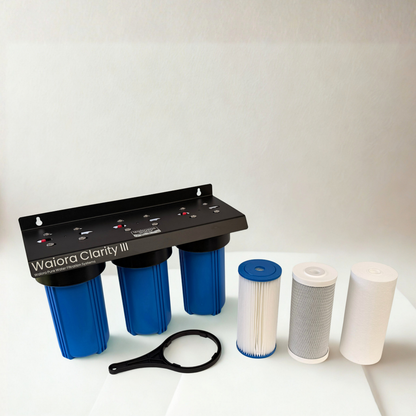 Waimana Waiora III Whole House Water Filter - 3 Stage, Rainwater, Mains or Housing Only NZ