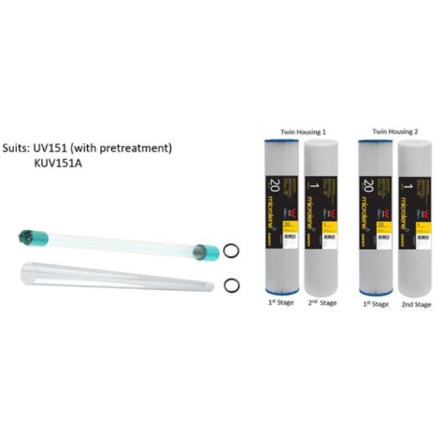 Davey UV Service Kit - Genuine Annual Replacement Kit for Davey UV Systems NZ