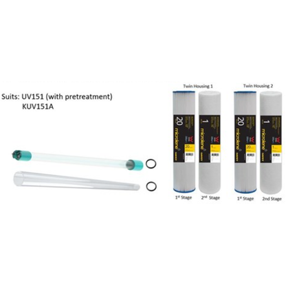 Davey UV Service Kit - Genuine Annual Replacement Kit for Davey UV Systems NZ