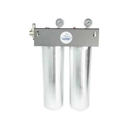 Aquano Klarify M-220 20" Jumbo 2-Stage Whole House Mains Water Filtration System
