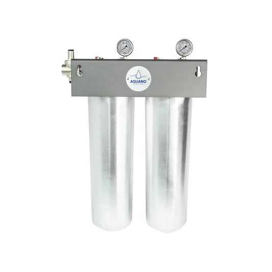 Aquano Klarify M-220 20" Jumbo 2-Stage Whole House Mains Water Filtration System