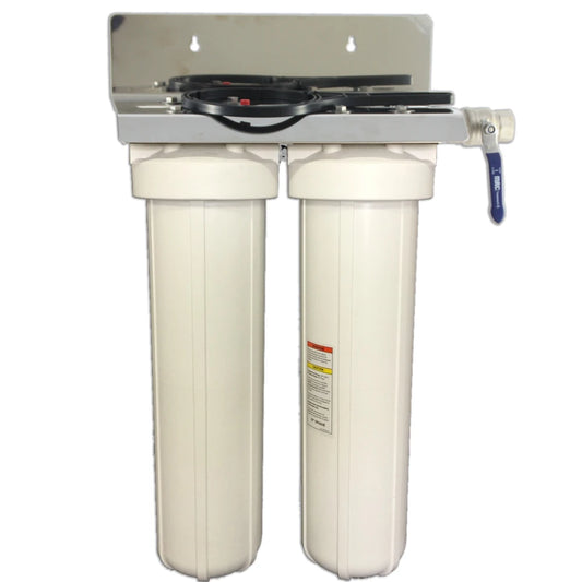 Pentair 20" Jumbo Twin Filter System - High Capacity Whole House Filter - Filtration Station