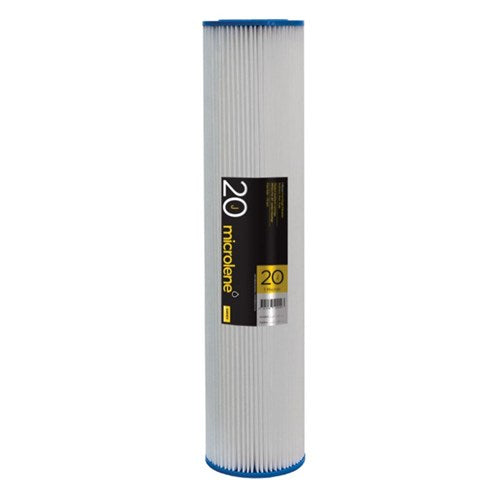 20" Jumbo 20 Micron Pleated Water Filter Cartridge