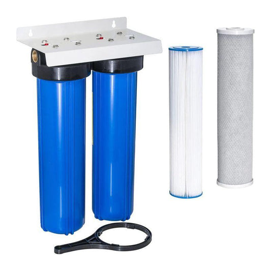 20” Twin Chlorine Reduction Water Filter System (Medium/Large Home)