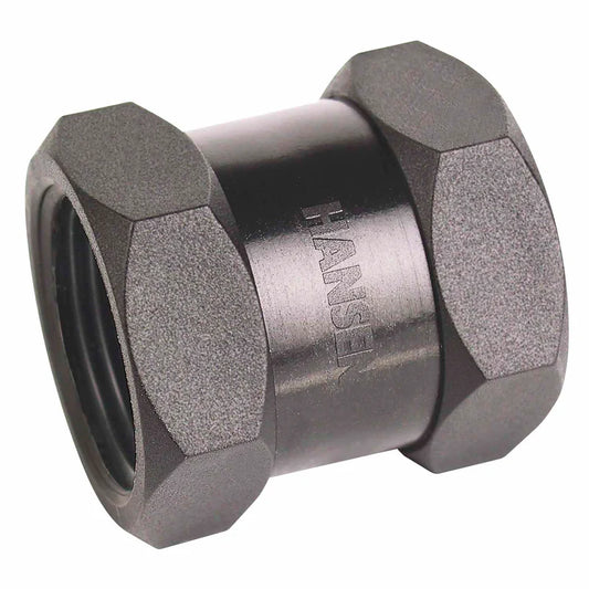 Hansen Threaded Hex Socket – Female BSPT x Female BSPT