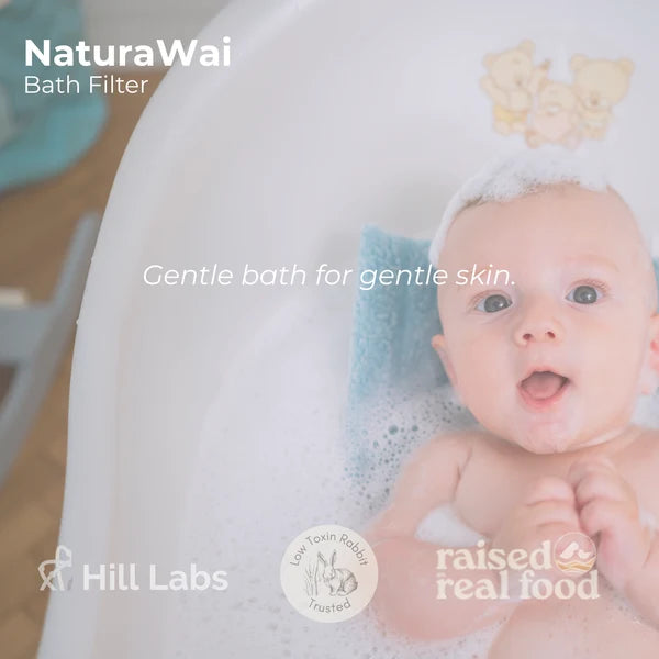 Hydrate Filters NaturaWai Bath Water Filter – Chlorine, Sediment & Heavy Metal Reduction