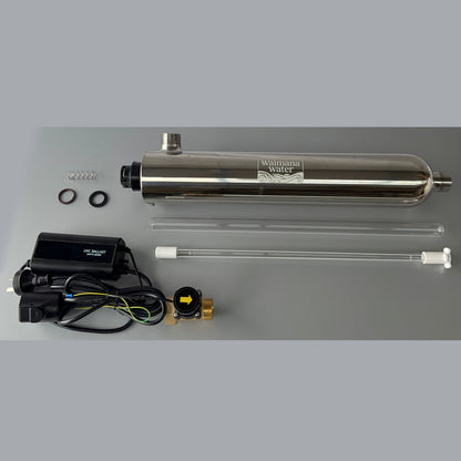 Waimana Flow-Activated UV Unit - 33W & 48W, 25mm BSP, Whole House UV Treatment NZ