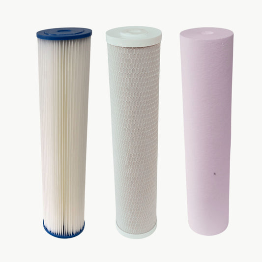 20" Jumbo 3-Stage Water Filter Replacement Kit