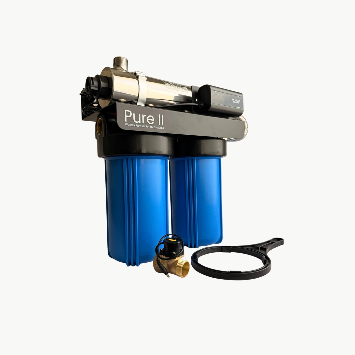 Waimana Pure II Whole House UV Water Filter System – 2 Stage, 30L/min