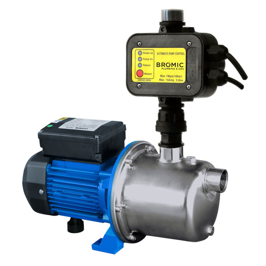 Waterboy Jet Pump with Pressure Controller - Reliable Home & Garden Water Supply - Filtration Station