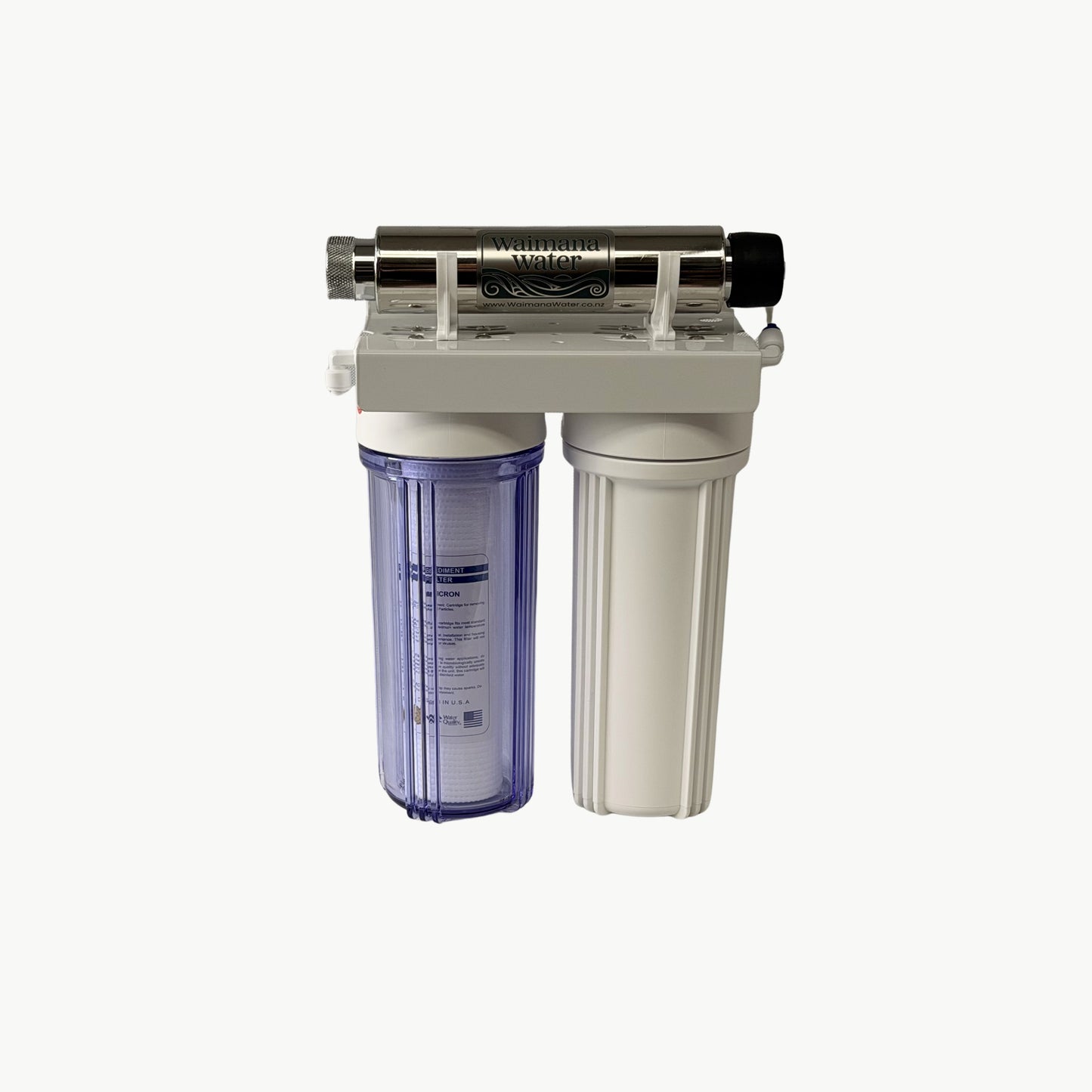 Waimana Waiora Pure Mini II Underbench UV Water Filter - 2 Stage, Flow-Activated UV NZ