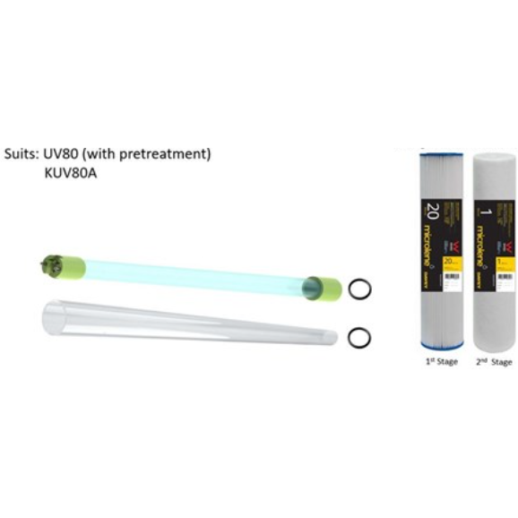 Davey UV Service Kit - Genuine Annual Replacement Kit for Davey UV Systems NZ