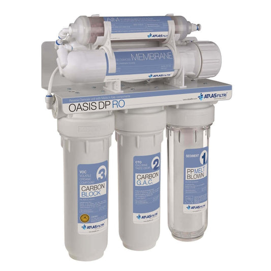 Oasis DP Underbench Reverse Osmosis System with 16L Pressure Tank – 6-Stage Filtration for Pure Drinking Water
