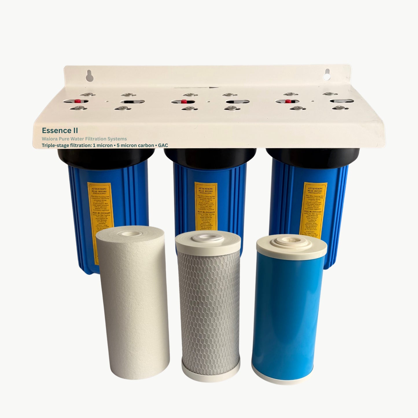 Waiora Essence III Whole House Mains Filter - Triple Action - 10 Inch Jumbo