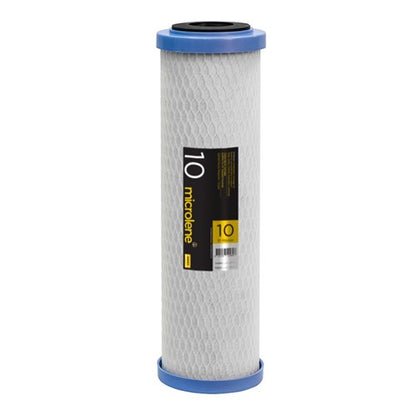 10" Standard Carbon Block Filter Cartridge - Chlorine Taste & Odour Reduction, Davey or Waimana NZ