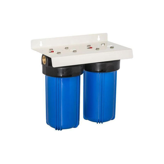 10" Twin Big Blue Jumbo Heavy Duty Filter Housing