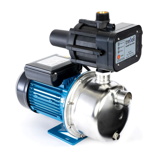 Trevoli BJZ 100 750w Stainless Steel Jet/Suction Pressure Pump (Medium/Large Home)