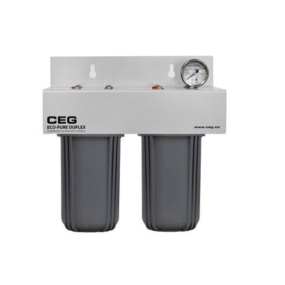 Eco-Pure 10" Jumbo Duplex Kit – Mains (PL 20 Micron / CTO 5 Micron) (Small/Medium Home)