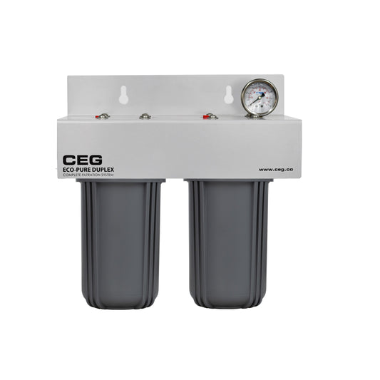 Eco-Pure 10" Jumbo Duplex Kit – Rain (PL 20 Micron / PP 1 Micron) (Small/Medium Home)