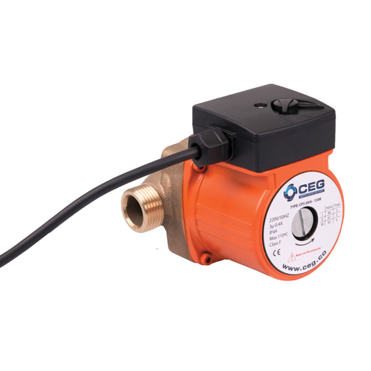 CP3 Brass Circulating Pumps – 3-Speed Hot Water Circulators