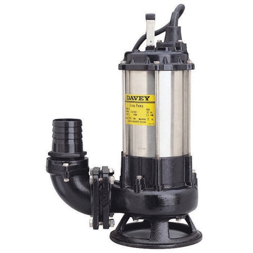 Davey D150S Submersible Sewage Pump – 1.5kW Commercial Single Channel Impeller