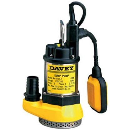 Davey D Series Submersible Sump Pump - Dewatering & Drainage - Stainless Steel