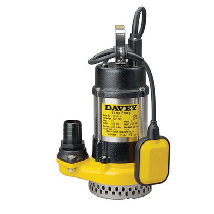 Davey D Series Submersible Sump Pump - Dewatering & Drainage - Stainless Steel