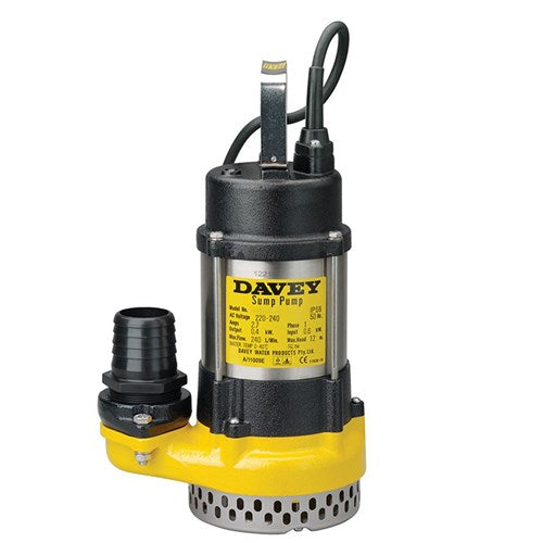 Davey D & DT Series Dewatering Pump - Heavy Duty Drainage - Single or 3-Phase
