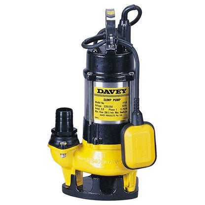 Davey D75VA & DT08V Vortex Sump Pump - Septic & Grey Water - 3" Outlet