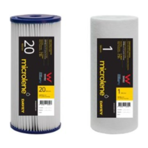 Davey Microlene 10" Jumbo Replacement Filter Kit – WaterMark Approved (Rainwater or Mains Water Options)