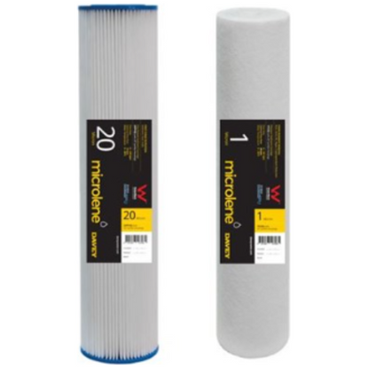 Davey Microlene 20" Jumbo Replacement Filter Kit – WaterMark Approved (Rainwater or Mains Water Options)